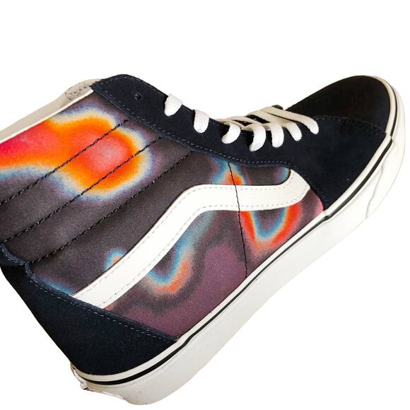 NWT Vans Sk8-Hi Sneaker Dark Aura Multi True White Size M9.5 W11.0 VN0A4U3CWN0 - Picture 6 of 8